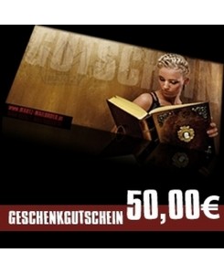 50 EUR Geschenkgutschein